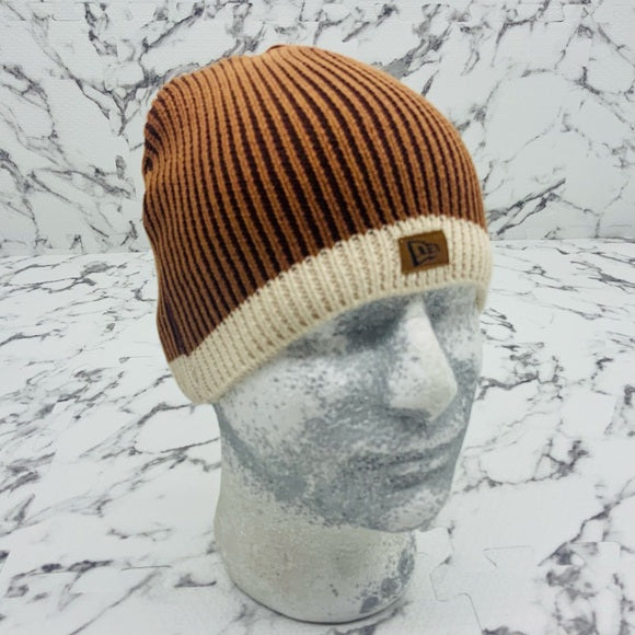 Men’s New Era Cap Cognac | Beige LA LAKERS Beanies NWT