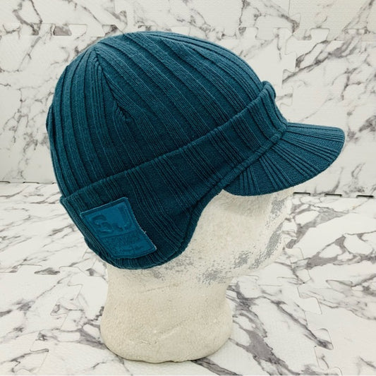 Men’s Sean John Teal Brim Earlap Beannies NWT