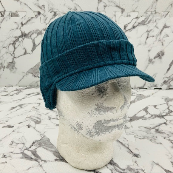 Men’s Sean John Teal Brim Earlap Beannies NWT