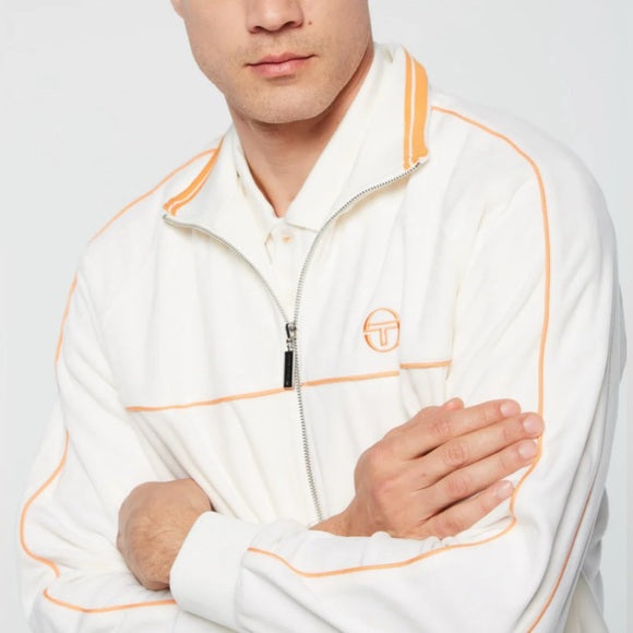 Men’s Sergio Tacchini Natural | Orange Velour Tracksuit NWT