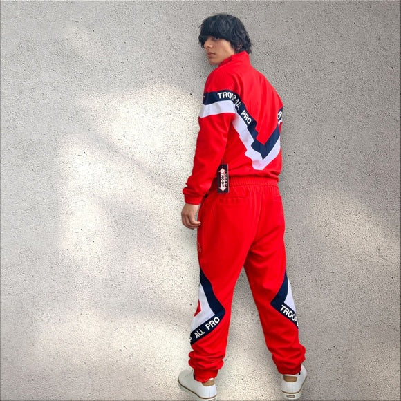 Men's Troop Red | White | Navy Tracksuit NWT