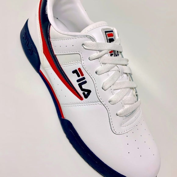 Men's Fila Original Fitness White | Navy | Red Original Fitness Sneakers NWT