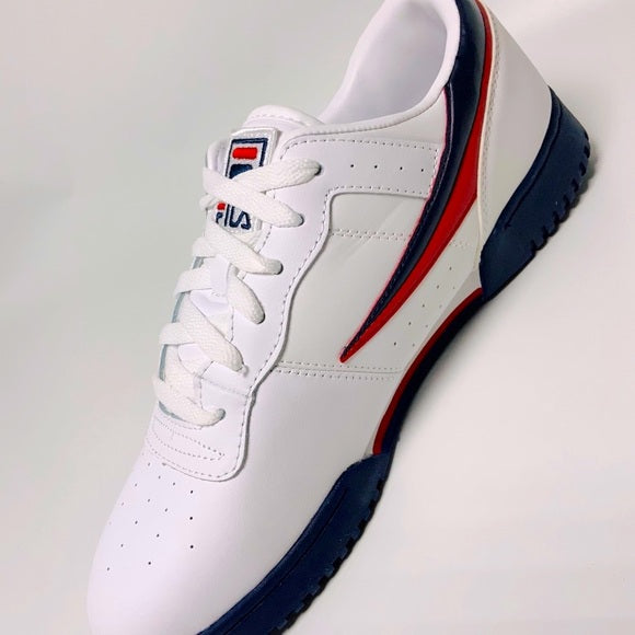 Men's Fila Original Fitness White | Navy | Red Original Fitness Sneakers NWT