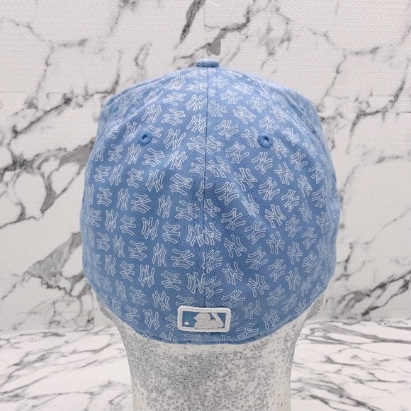 Men's New Era Cap Sky Blue | White All Over 59FIFTY NY Yankees Limited Edition NWT