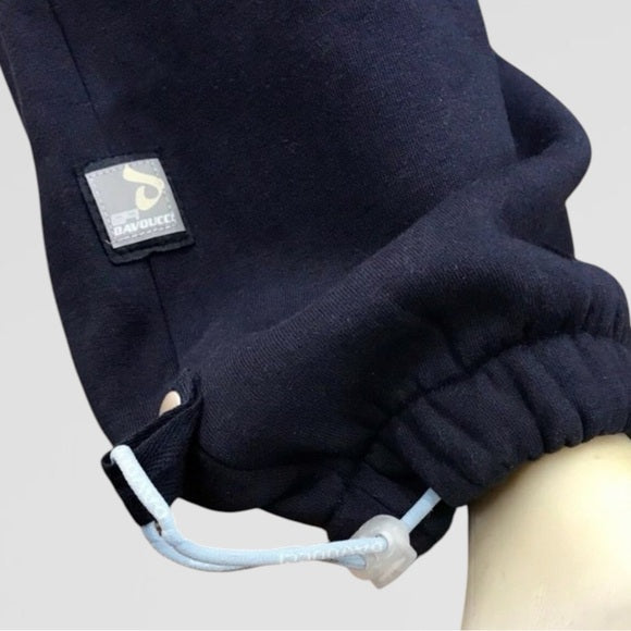 Men's Davoucci Navy | Sky Blue Heavy Fleece Sweatpants NWT