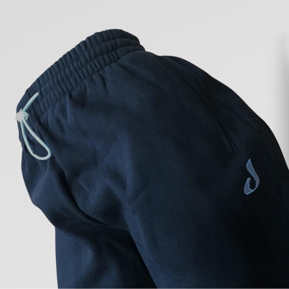 Men's Davoucci Navy | Sky Blue Heavy Fleece Sweatpants NWT