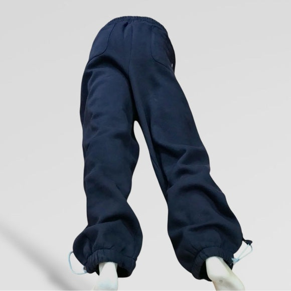 Men's Davoucci Navy | Sky Blue Heavy Fleece Sweatpants NWT
