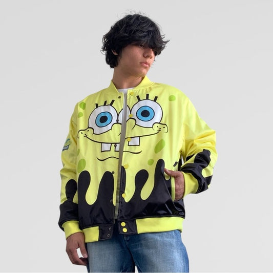 Men’s Nickelodeon SpongeBob Drip Lightweight Jacket NWT