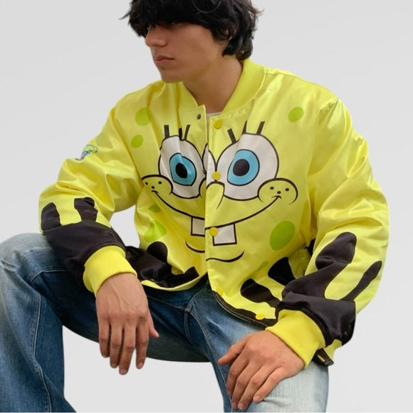 Men’s Nickelodeon SpongeBob Drip Lightweight Jacket NWT