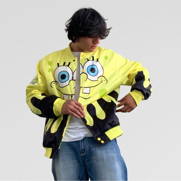 Men’s Nickelodeon SpongeBob Drip Lightweight Jacket NWT