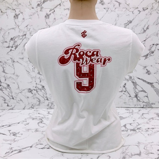 Women's Rocawear White | Red Tee Shirt NWT