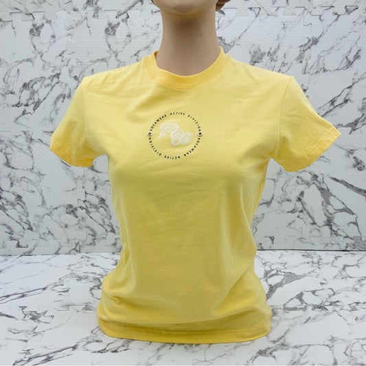 Women's Rocawear Yellow Tee Shirt NWT