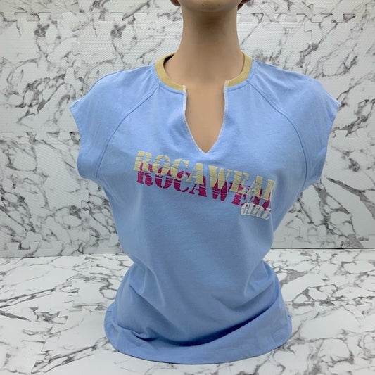 Women's Rocawear Sky Blue Tee Shirt NWT