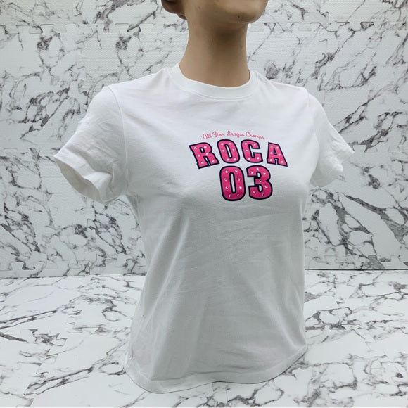 Women's Rocawear White | Pink Fashion Tee Shirt NWT