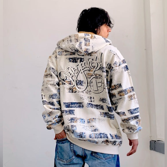 Men’s Pepe Jeans Ivory | Navy | Khaki | Sky Blue Blocks Full Zip Hoodie NWT