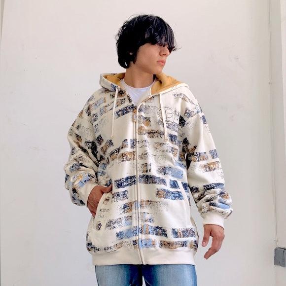 Men’s Pepe Jeans Ivory | Navy | Khaki | Sky Blue Blocks Full Zip Hoodie NWT