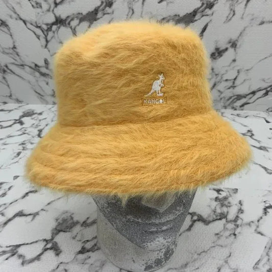 Men's Kangol Lahinch Furgora Yellow Casual Bucket Hats NWT