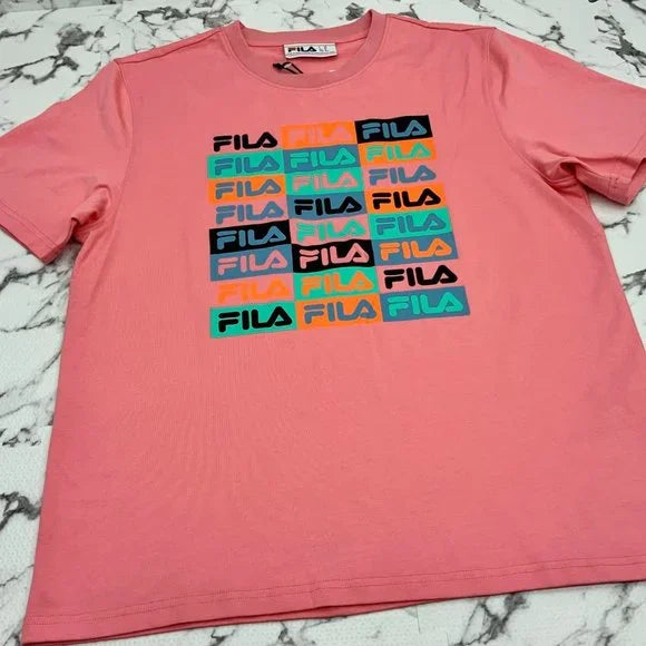 Men's FILA Lt.Pink | Black Short Set NWT