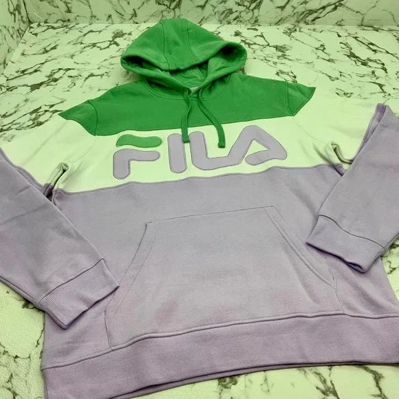 Men’s Fila Lavender | Mint | White Fleece Hoodie Sweatpants NWT