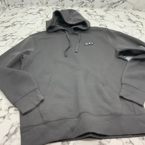 Men’s Fila Grey Fleece Hoodie Short Set NWT