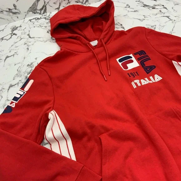 Men's Fila Red | White Anders Hoody NWT