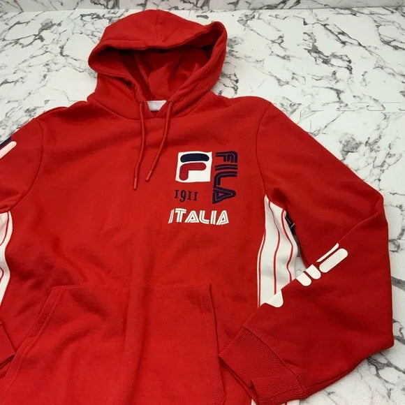 Men's Fila Red | White Anders Hoody NWT