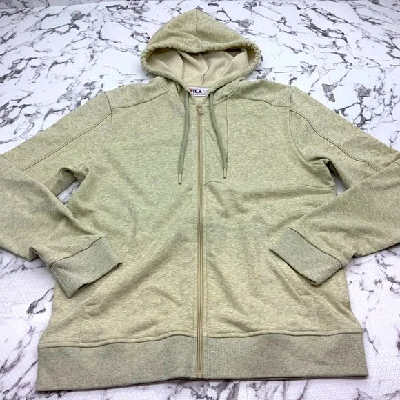 Men's Fila Beige Hoodie NWT