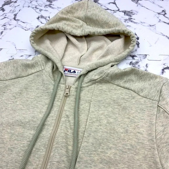 Men's Fila Beige Hoodie NWT