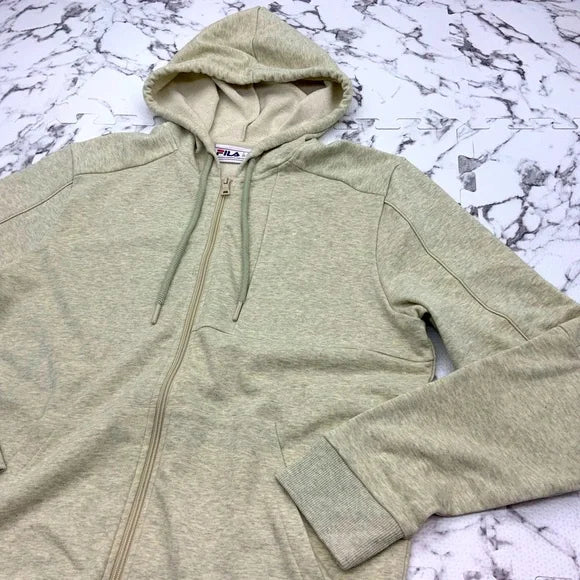 Men's Fila Beige Hoodie NWT