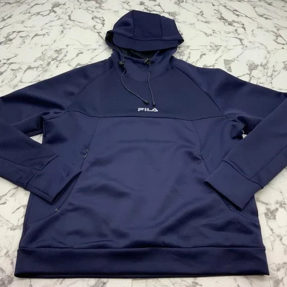 Men's Fila Navy Franklin Hoodie NWT