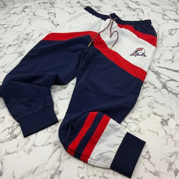 Men's Fila Navy | Red | White Samuel Shell Casual Tracksuits NWT