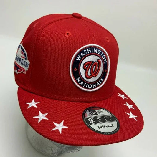 Men's New Era Cap Washington Nationals Red All-Star Game 2018 9FIFTY Snapback