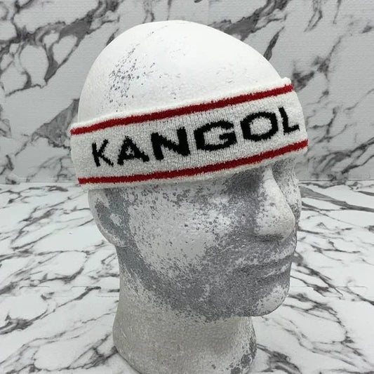 Men's Kangol White | Black | Red Bermuda Stripe Headband NWT