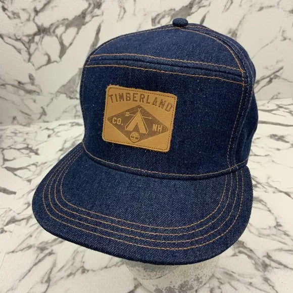 Men’s Timberland Blue Denim Baseball Cap NWT