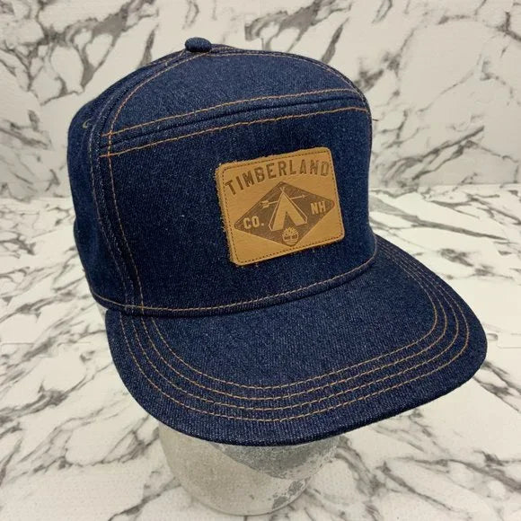 Men’s Timberland Blue Denim Baseball Cap NWT