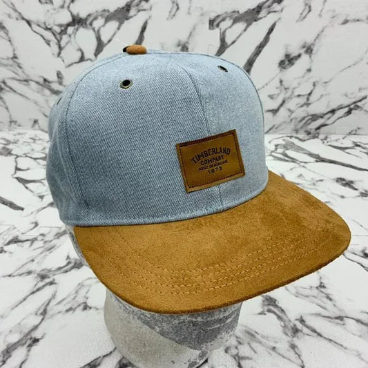 Men’s Timberland Sky Blue | Wheat Denim Baseball Cap NWT