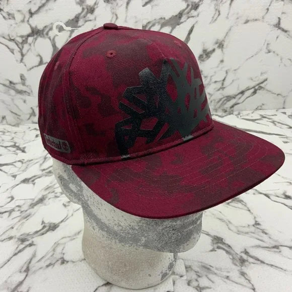 Men’s Timberland Burgundy Camouflage Baseball Cap NWT