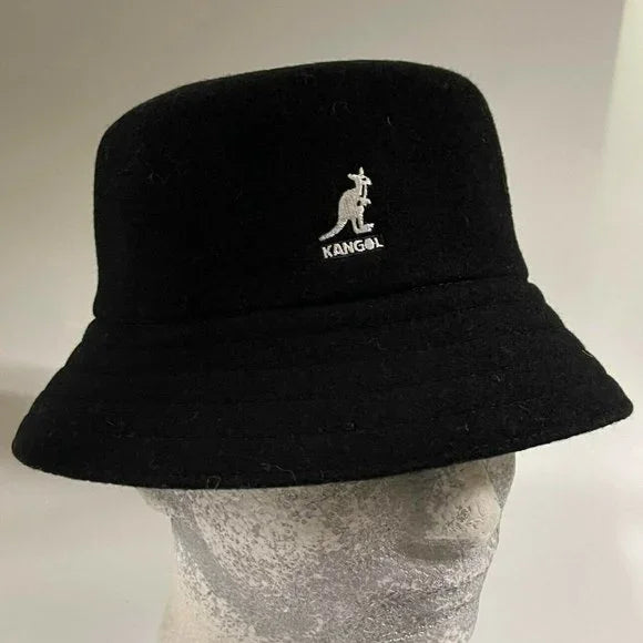 Men's Kangol Black Wool Lahinch Hat NWT