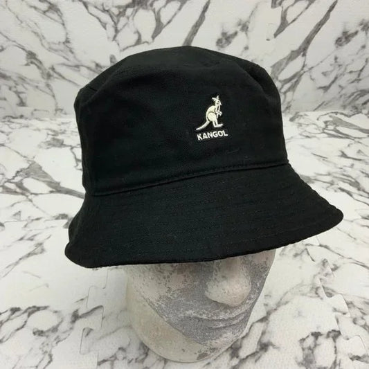 Men's Kangol Black Washed Casual Bucket Hats NWT