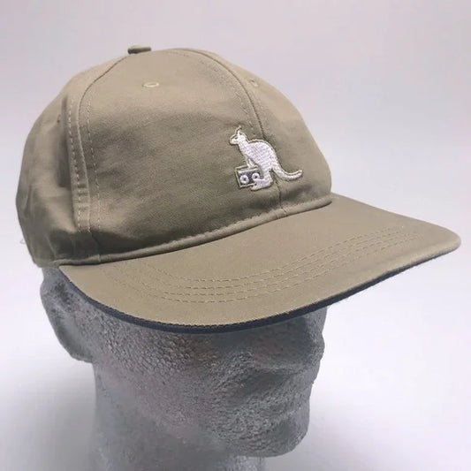 Men's Kangol Mascot Khaki | White Baseball Casual Caps NWT