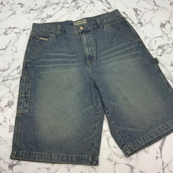 Men's Dada Mid Blue Vintage Denim Shorts NWT