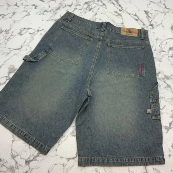 Men's Dada Mid Blue Vintage Denim Shorts NWT