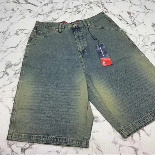 Men's Vokal by Nelly Vintage | Khaki Denim Shorts NWT