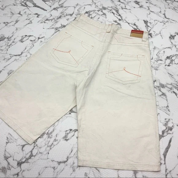 Men's Rocawear Off White | Orange Casual Shorts NWT