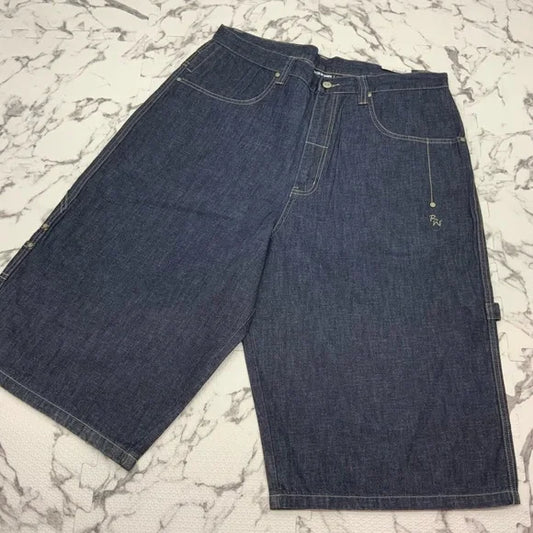 Men's Rocawear Blue | Khaki Denim Short NWT