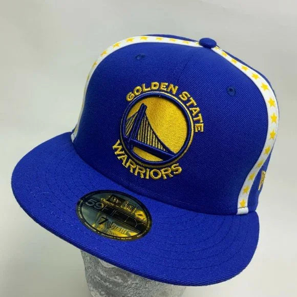 Men's New Era Cap Royal Blue | Yellow Pipping Golden State Warriors 59FIFTY NWT