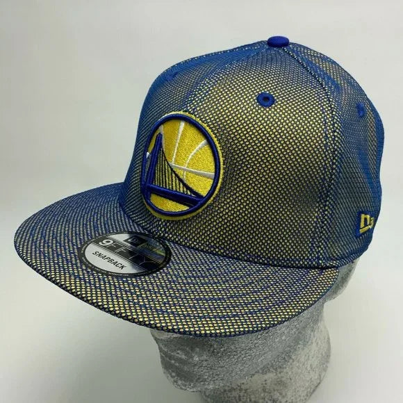 Men's New Era Cap Yellow | Royal Blue Mesh Golden State Warriors 9FIFTY NBA NWT