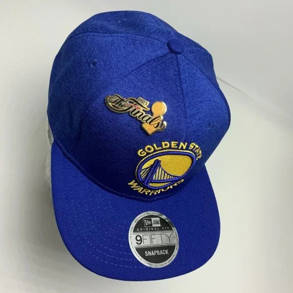 Men's New Era Cap Royal Blue GSW The Finals 2015 9FIFTY LIMITED EDITION NWT