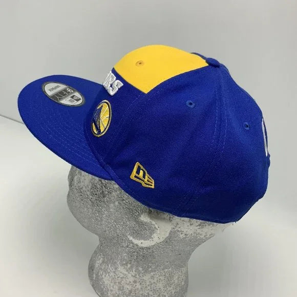 Men's New Era Cap Royal Blue | Yellow Golden State Warriors 9FIFTY NBA NWT