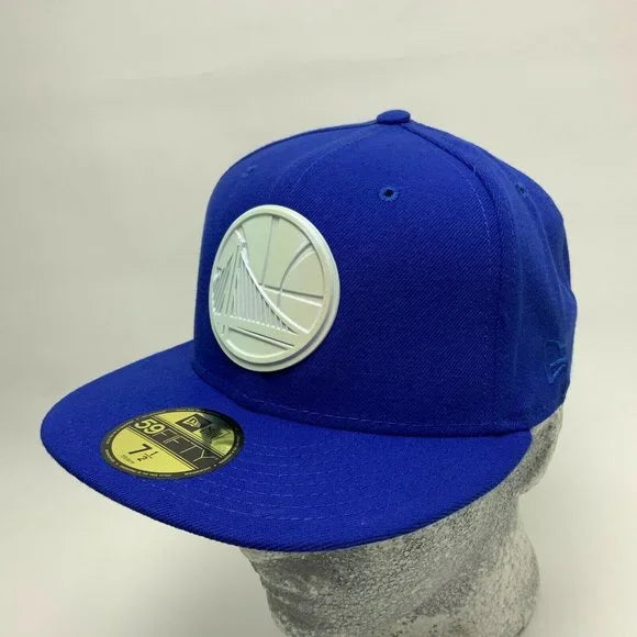 Men's New Era Cap Royal Blue | White Golden State Warriors 59FIFTY NBA NWT